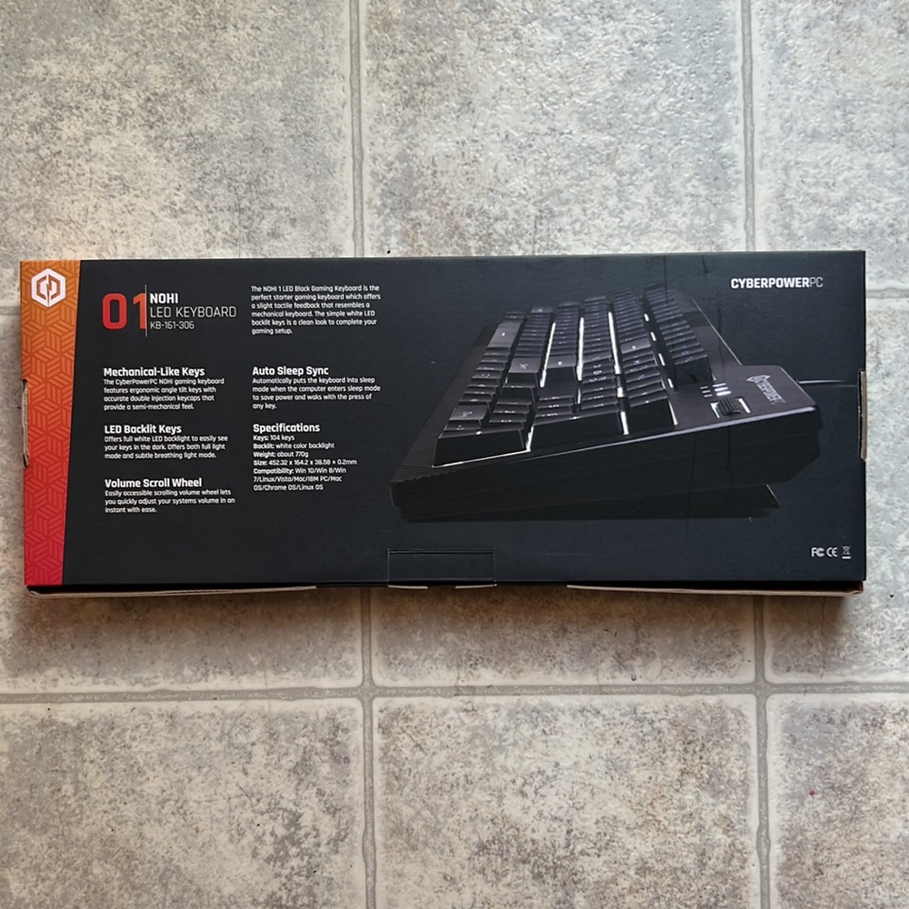 CyberPowerPC : Brand New! Keyboard with LED - Picture 3 of 8